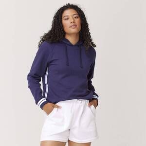 NEW KRIMSON KLOVER julia knitted cuff hoodie in indigo
